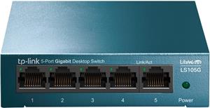 TP-Link 5-Port 10 100 1000Mbps Desktop Switch - LS105G