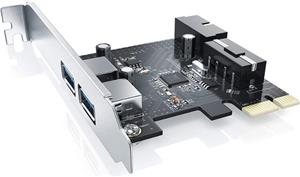 Asonic PCI-e USB 3.0, 2 port + 1 interni USB 3.0
