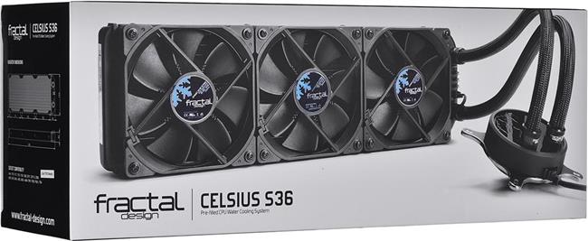 Fractal Celsius S36 Blackout, vodeno hlađenje