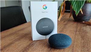 Mini zvučnik Google Smart Home Assistant Nest, tamno siva