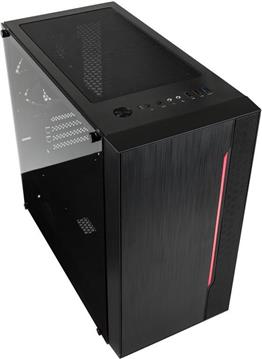 Kućište KOLINK Inspire K6 RGB, Mini, Micro-ATX, proz. bočna stranica, crno, USB 3.0, bez napajanja