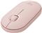 Miš Logitech M350 Pebble, optički, bežični, rozi, USB