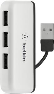 USB HUB BELKIN F4U021bt, 4 portni USB 2.0, bijeli