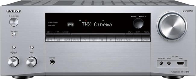 AV receiver ONKYO TX-NR696, 7.2-Channel Network, Silver