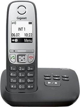 Gigaset A415A cordless phone + AB black 