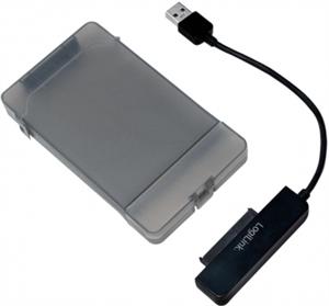 LogiLink AU0037 storage drive enclosure 2.5 inch HDD / SSD enclosures gray 