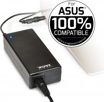 Punjač za notebook PORT, 90W, za Asus, 900007-AS