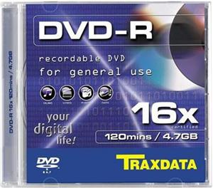 TRAXDATA OPTIČKI MEDIJ DVD-R 16X SLIM BOX 1