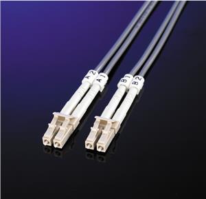 Roline optički mrežni kabel LC-LC 50/125µm OM3 duplex, 3.0m, tirkizni
