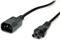 Roline VALUE naponski kabel, C14-C5 konektor, crni, 1.8m 19.99.1119