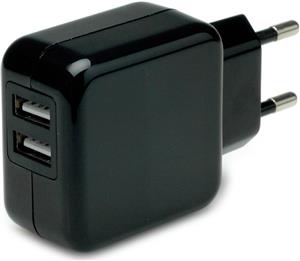Roline VALUE USB zidni punjač 2-porta (10W)