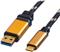 Roline GOLD USB3.1 Gen2 kabel TIP A-C M/M, 1.0m, crno/zlatni