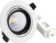 Verbatim LED spotlight ugradbeni - cardanic 35W, 3600lm, 4000K 