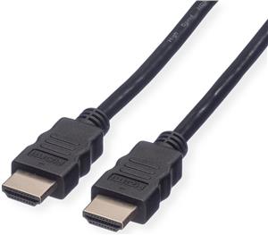 Roline VALUE HDMI Ultra HD kabel sa mrežom, M/M, crni, 5.0m