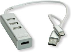 Roline USB2.0 TIP-A+C Hub 4-portni