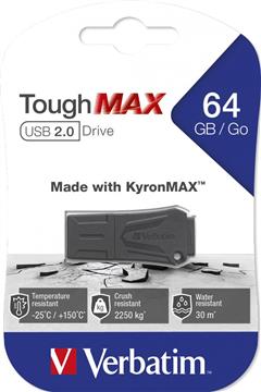 Verbatim USB2.0 ToughMAX 64GB, crni