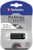 Verbatim USB3.0 Store'n'Go PinStripe 32GB, crni