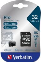 Memorijska kartica Verbatim Micro SD Pro (HC/UHS1) 32GB Class 10 Card + adapter