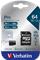 Memorijska kartica Verbatim Micro SD Pro (XC/UHS1) 64GB Class 10 Card + adapter