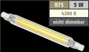 Žarulja LED R7s 5W, 78mm, 4200K, neutralno svjetlo, McShine LS-718