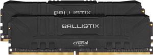 Memorija DDR4 16GB Kit (2x8) PC4-21300 2666MT/s CL16 1.2V Crucial Ballistix Black, BL2K8G26C16U4B
