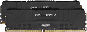 Memorija Crucial Ballistix Black DDR4 16GB Kit (2x8) PC4-28800 3600MT/s CL16 1.35V, BL2K8G36C16U4B