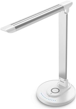 TaoTronics LED stolna svjetiljka s bežičnim punjačem Bijela TT-DL043