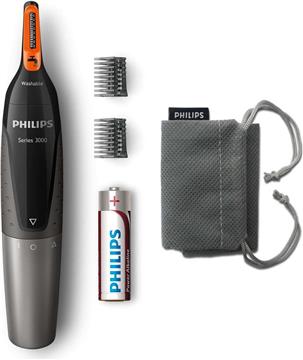 Philips NOSETRIMMER Series 3000 NT3160/10 precizni trimer Crno, Sivo