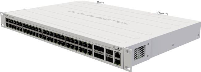 MikroTik ( CRS354-48G-4S 2Q RM) Cloud Router Switch with 48 x 1GbE RJ45 ports 4 x 10G SFP 2 x 40G QSFP ports ROS LVL5