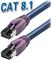Transmedia Cat 8.1 SFTP Kabel 1m, dark blue