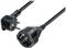 Transmedia CEE 7 7 flat plug - extension cable with angle plug, 10m