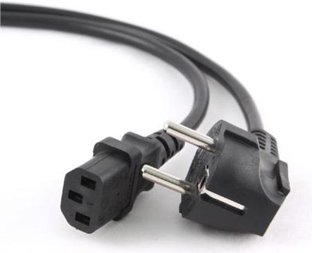 Gembird Power cord (C13), VDE approved, 1.8m