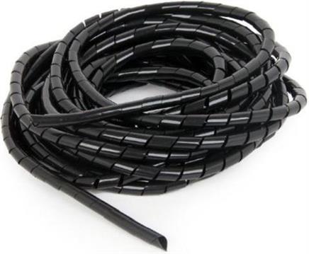 Gembird 12 mm spiral cable wrap, 10 m, black