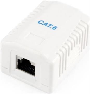 Gembird CAT5E UTP 2-port surface mount box