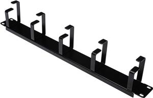Cable management panel 19 "1U Digitus5x cable rings 40x60 mm, color black (RAL 9005) 