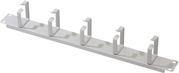 Cable management panel 19 "1U Digitus5x cable rings 40x60 mm, color gray (RAL 7035) 