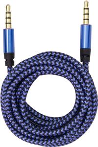 BIT FORCE presvučeni kabel 3,5MM-3,5MM 1,5m plavi