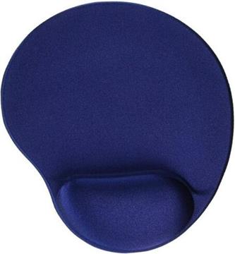 Gembird Gel mouse pad with wrist support, blue