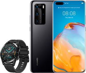 Mobitel Smartphone Huawei P40 PRO, 6,58", 8GB, 256GB, Android 10, crni + Huawei GT2 Watch