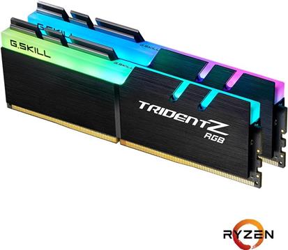 Memorija G.Skill Trident Z RGB (For AMD) F4-3600C18D-16GTZRX, 16 GB, 2 x 8 GB, DDR4, 3600 MHz, 288-pin DIMM 