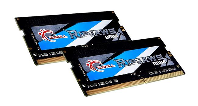 Memorija za prijenosno računalo G.Skill Ripjaws 8 GB, kit(2x4 GB), DDR4, 2400 MHz, 260-pin SO-DIMM , F4-2400C16D-8GRS