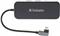 USB Hub Verbatim USB-C 3.1 4-Port portable Grey