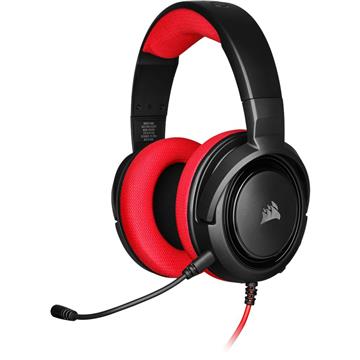 Slušalice CORSAIR HS 35 Gaming, mikrofon, crno/crvene