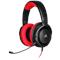 Slušalice CORSAIR HS 35 Gaming, mikrofon, crno/crvene