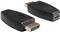 Adapter DELOCK, DisplayPort (M) na mini DisplayPort (Ž), crni