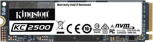 SSD 1TB KIN KC2500 PCIe M.2 2280 NVMe, SKC2500M8/1000G
