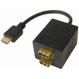 Konverter HDMI M -> 2x HDMI F Transmedia CS-11L, 20cm