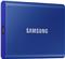 Samsung SSD T7 External 2TB, USB 3.2, 1050/1000 MB/s, included USB Type C-to-C and Type C-to-A cables, 3 yrs, indigo blue, MU-PC2T0H