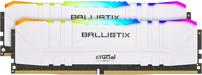 Memorija PC4-28800, 16 GB, CRUCIAL Ballistix White BL2K8G36C16U4WL, DDR4 3600MHz, kit 2x8GB
