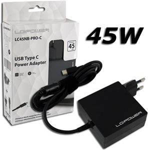 Punjač za notebook LC POWER LC45NB-PRO-C, USB-C, 45W, univerzalni
